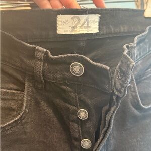 Free People Black Vintage Flare Jeans